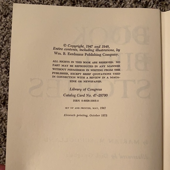 ☦️ Marian’s Big Book of Bible Stories Schoolland Eerdmans 1947 Antique Kid - Picture 7 of 9